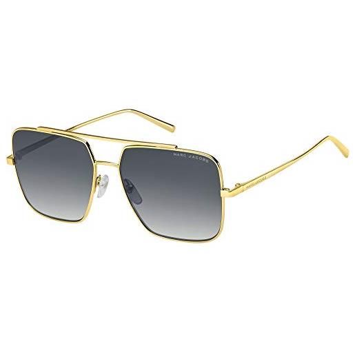 Marc Jacobs marc 486/s j5g/9o gold sunglasses unisex metall, standard, 56 occhiali, donna
