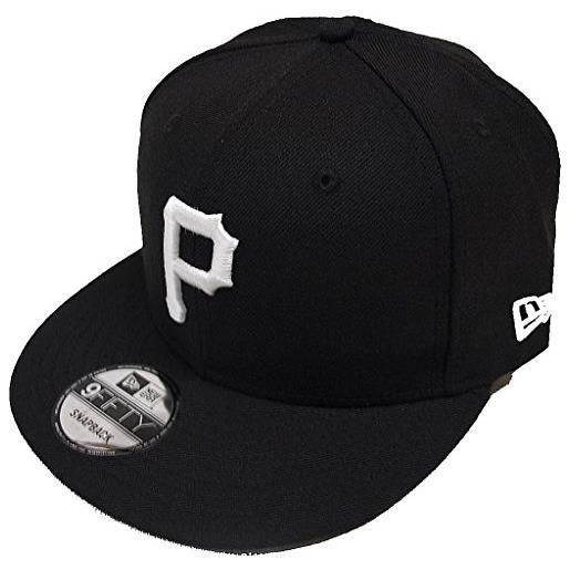 New Era pittsburgh pirates black white logo snapback cap 9fifty limited edition