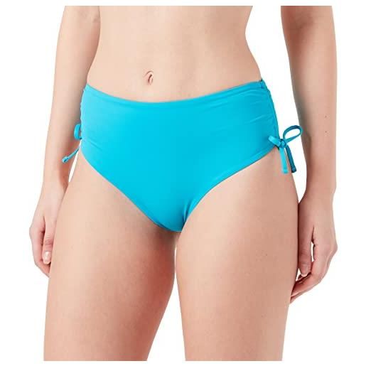 Pinko lunia slip bikini tecno jersey parte inferiore, f82_blu caraibico, l donna