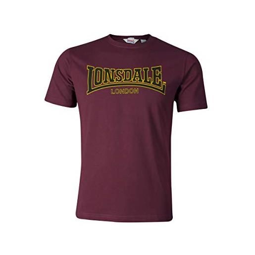 Lonsdale - classic, t-shirt uomo, nero (schwarz), xxx-large (taglia produttore: xxl)