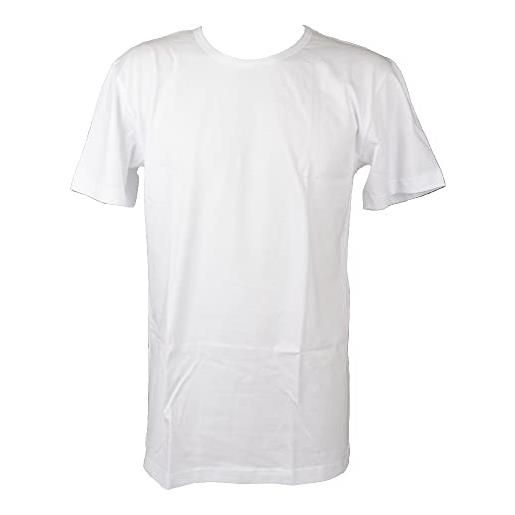 RAGNO SPORT confezione 2 t-shirt intime uomo camiciola cotone manica corta girocollo bipack 601417, 010b bianco, xl