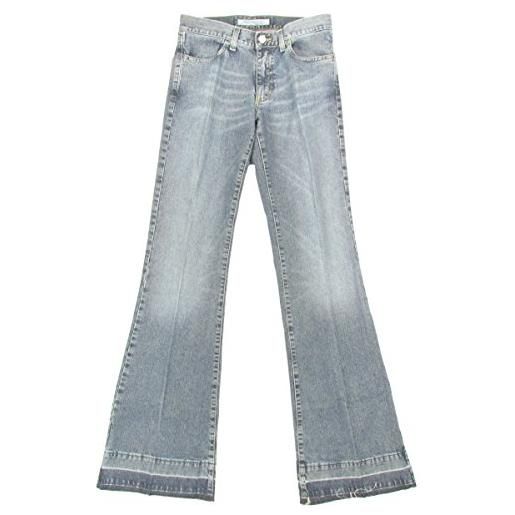Fornarina 70 hippie vintage retro da donna, jeans con effetto invecchiato (blu) blu 28 w