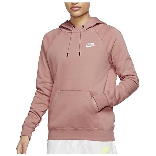 Nike felpa da donna con cappuccio essential rosa taglia l cod bv4124-609