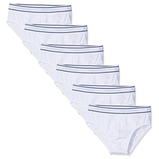 Navigare 13023 mutande, bianco, 5-6 anni (taglia produttore: 5), pacco da 6, bambino