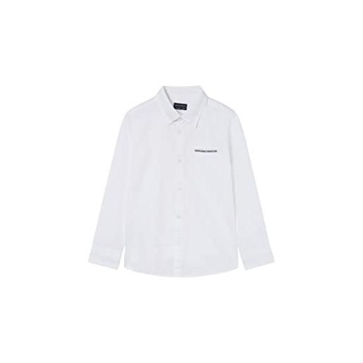 Mayoral camicia m/l elegante per bambini e ragazzi bianco 10 anni (140cm)