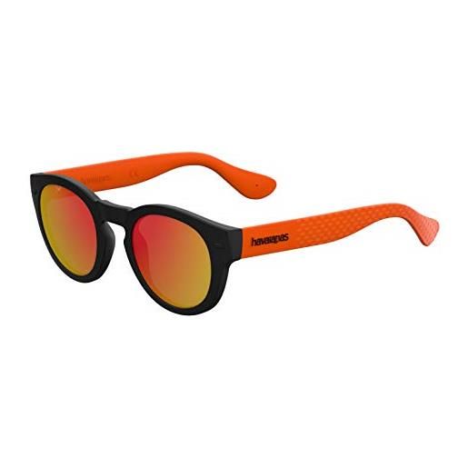 Havaianas trancoso/m uz qtb 49 occhiali da sole, nero (black orange/grey), unisex-adulto