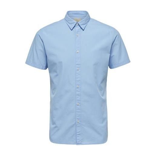 SELECTED HOMME 16057321 camicia, blu (light blue light blue), large uomo
