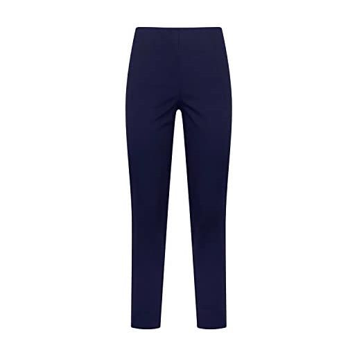 RAGNO pantalone in satin di cotone elasticizzato art. D926py (1, 078 blu)