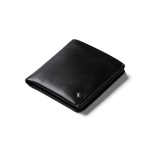 Bellroy coin wallet (oltre 8 carte, banconote stese, portamonete con chiusura magnetica) - black - rfid