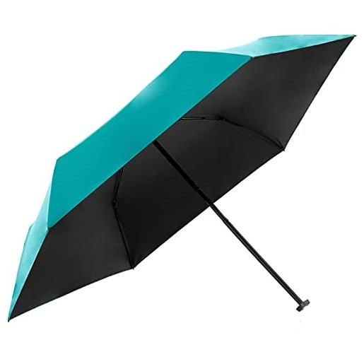 Knirps us. 050 ultra light slim manual turquoise with black coating