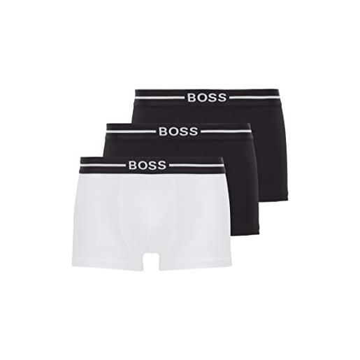 BOSS hugo trunk 3p boss co/el boxer a pantaloncino, uomo, nero (black 001), xl