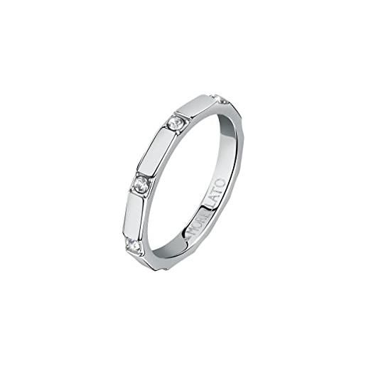 Morellato motown anello uomo in acciaio inossidabile, pietre preziose - sals85023