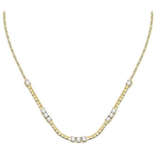 Morellato collar mujer saqf02 dorado, misura unica, metallo non pregiato, nessuna pietra preziosa