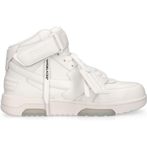 OFF-WHITE sneakers mid top in pelle 30mm