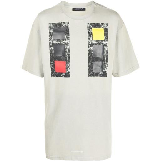 A-COLD-WALL* t-shirt a maniche corte cubist - toni neutri