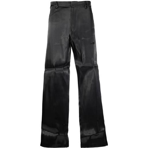 HELIOT EMIL pantaloni con ricamo - grigio