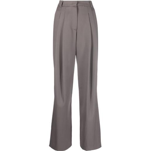 Low Classic pantaloni a vita alta - grigio