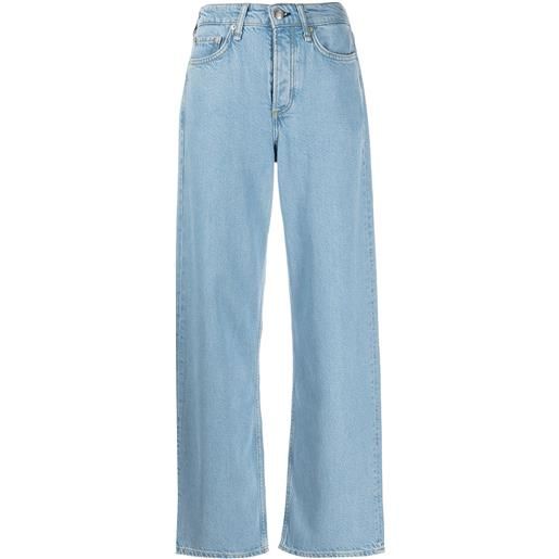rag & bone jeans a gamba ampia logan - blu