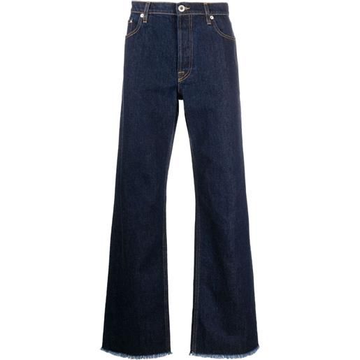 Lanvin jeans dritti a vita media - blu