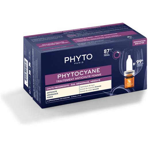 PHYTO (LABORATOIRE NATIVE IT.) phyto phytociane trattamento anticaduta donna caduta progressiva 12 fiale da 5ml
