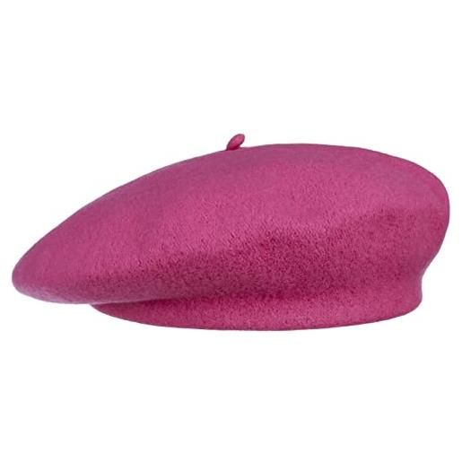 Barascon basco femminile cachemire - taglia unica (ca. 55-60 cm) - made in eu - basco da donna in lana, diversi colori - berretto alla francese - autunno/inverno rosa taglia unica