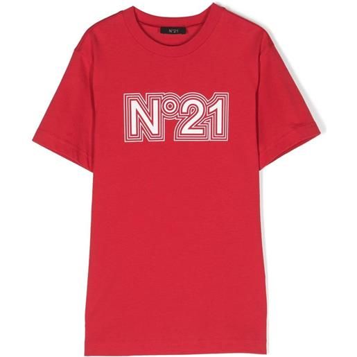 N21 kids t-shirt in cotone rosso