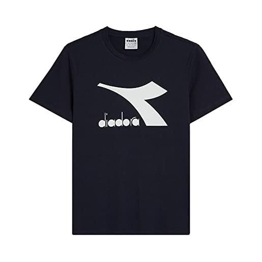 Diadora ss t-shirt chromia big logo uomo maglia cotone tinta unita 102.178747 taglia l colore principale optical white