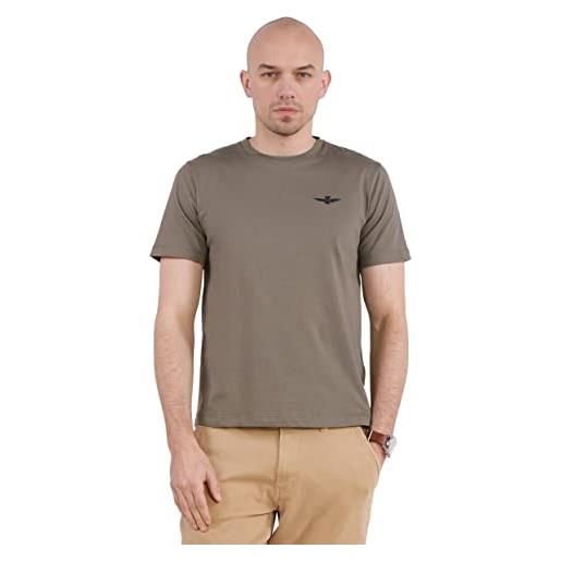 Aeronautica Militare t-shirt uomo con logo ts2065 colore verde taglia m
