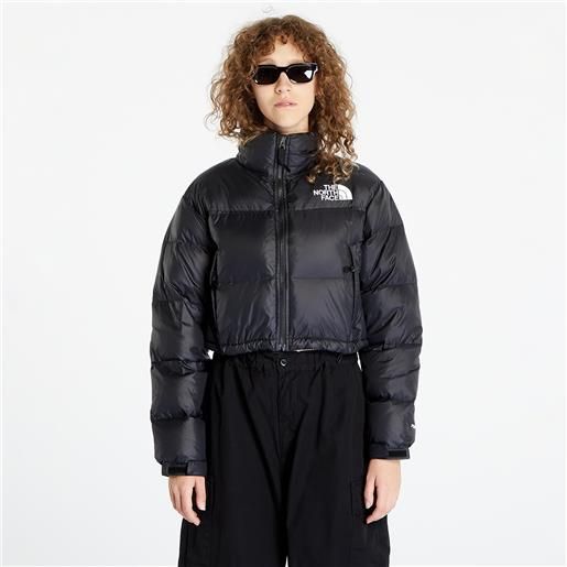 The North Face w nuptse short jacket tnf black/ tnf white