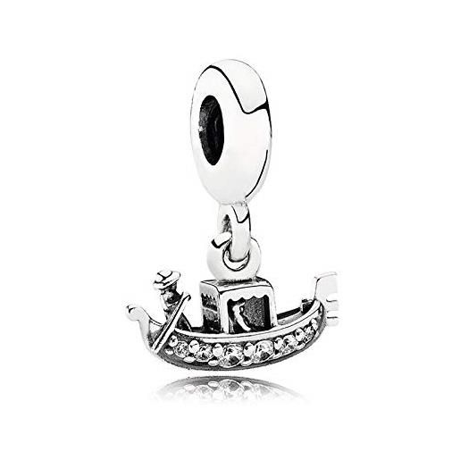 LYDXD fit pandora braccialetto 925 sterling silver charm bead veneziano gondola boat women bangle regalo gioielli fai da te