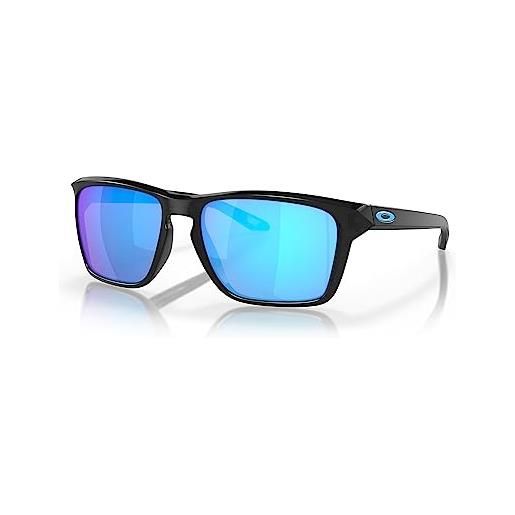 Oakley youth frogskins oj9056 sunglasses, black ink/sapphire iridium, 57/17/142 uomo