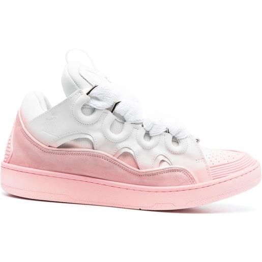 Lanvin sneakers curb con effetto sfumato - rosa