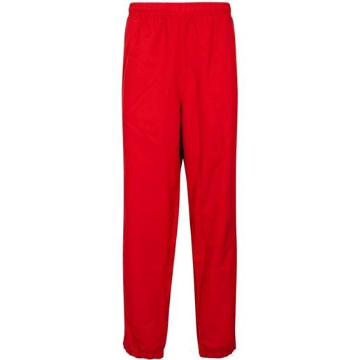Supreme pantaloni sportivi Supreme x lacoste - rosso