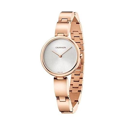 Calvin Klein orologio analogico al quarzo donna con cinturino in acciaio inox k9u23646