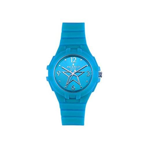 JACK&CO pop - orologio analogico in silicone azzurro