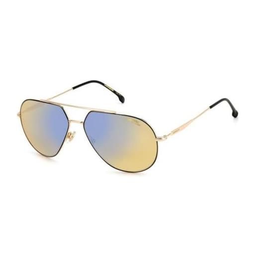 Carrera 274/s 2m2/z0 black gold sunglasses unisex steel, standard, 61, multicoloured, one size