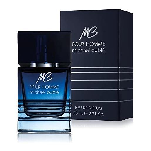 Michael Buble michael bublé pour homme, profumo da uomo - eau de parfum, 70 ml, profumo da uomo - regalo per uomo, blu