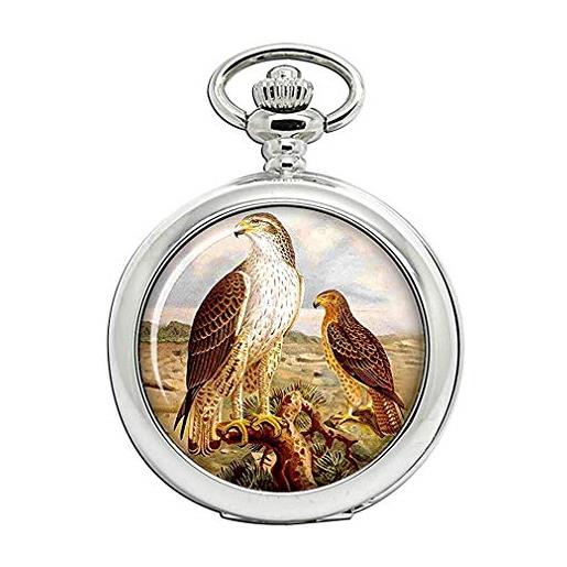 Giftshop UK bonelli's desert eagle orologio da tasca cacciatore