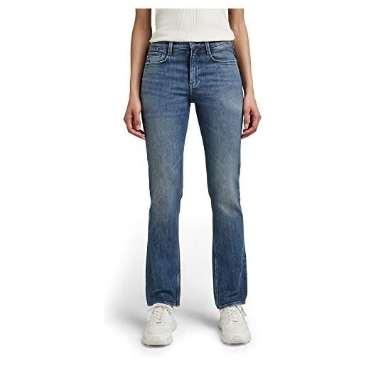 G-STAR RAW noxer straight jeans, blu (faded neptune blue d17192-6550-c571), 30w / 30l donna