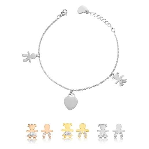 Bracciale Con Ciondolo Piedini Per Futura Mamma – Regalo Baby Shower Sentimentale