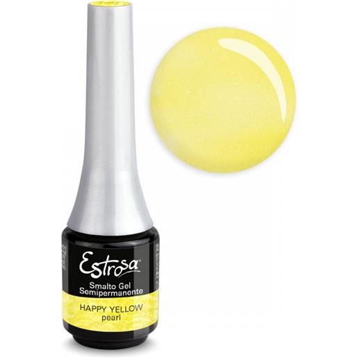 Estrosa happy yellow pearl - smalto semipermanente 7 ml