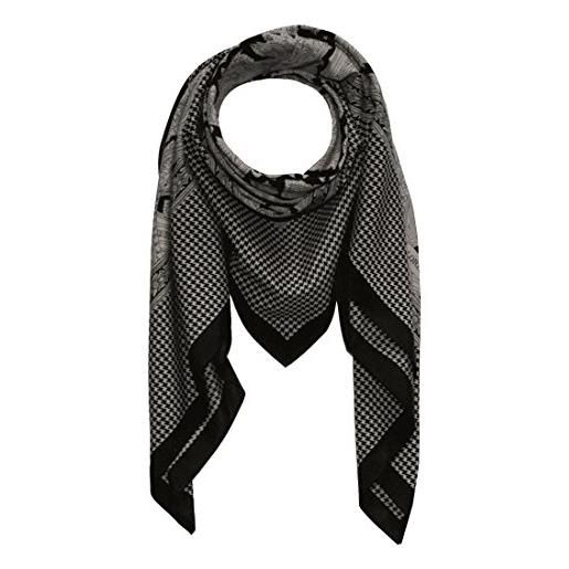 Lorenzo cana 8911711 - esclusivo foulard da uomo formato xl, quadrato e in cotone e seta, 110x110 cm, in fibre naturali, di marca, con motivo paisley