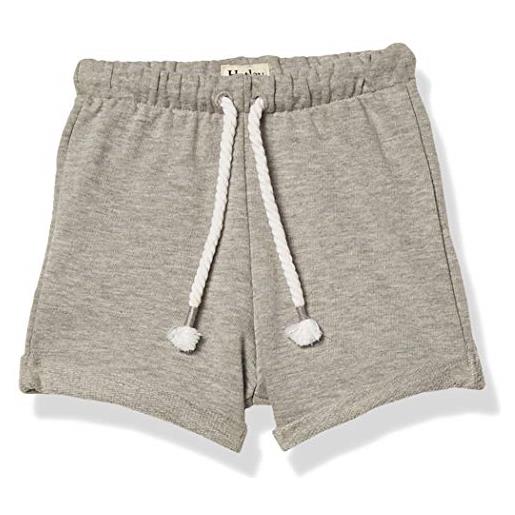 Hatley french terry baby shorts tutina per bambino e neonato, grey, 18-24 months bimbo