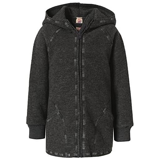 Engel giacca con cappuccio walk, lavagrau melange, 98/104 cm
