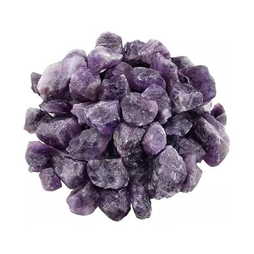 Blessfull Healing 1/2 (mezza) libbra bulk ametista naturale pietre grezze cristalli lucidati per cristalli curativi, meditazione