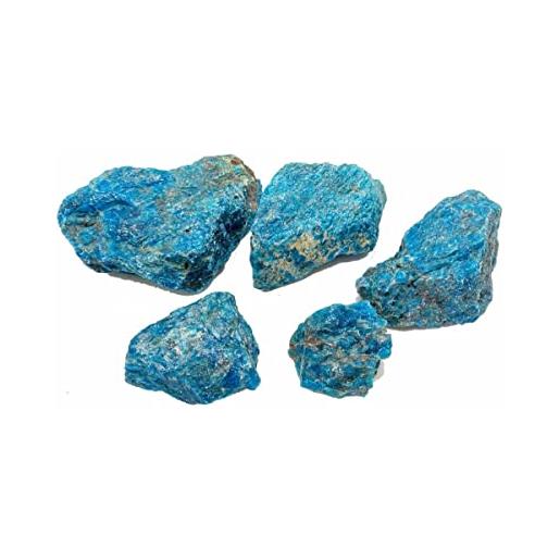 Blessfull Healing 1/2 (mezza) libbra bulk apatite naturale pietre grezze cristalli lucidati per cristalli curativi, meditazione