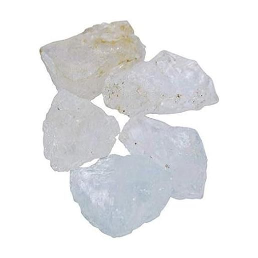 Blessfull Healing 1/2 (mezza) libbra bulk cristallo naturale trasparente pietre grezze cristalli lucidati per cristalli curativi, meditazione