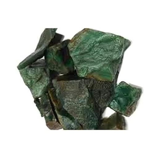 Blessfull Healing 1/2 (mezza) libbra bulk giada verde naturale pietre grezze cristalli lucidati per cristalli curativi, meditazione