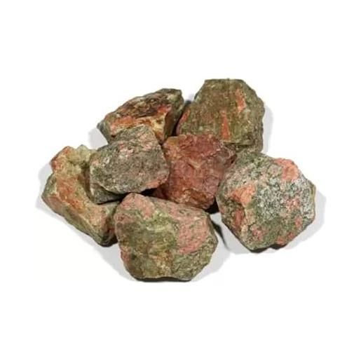 Blessfull Healing 1/2(half) lb bulk unakite naturale pietre grezze cristalli lucidati per cristalli curativi, meditazione