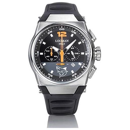 Locman orologio cronografo uomo Locman nuovo mare trendy cod. 0555a01s-00bkorsk